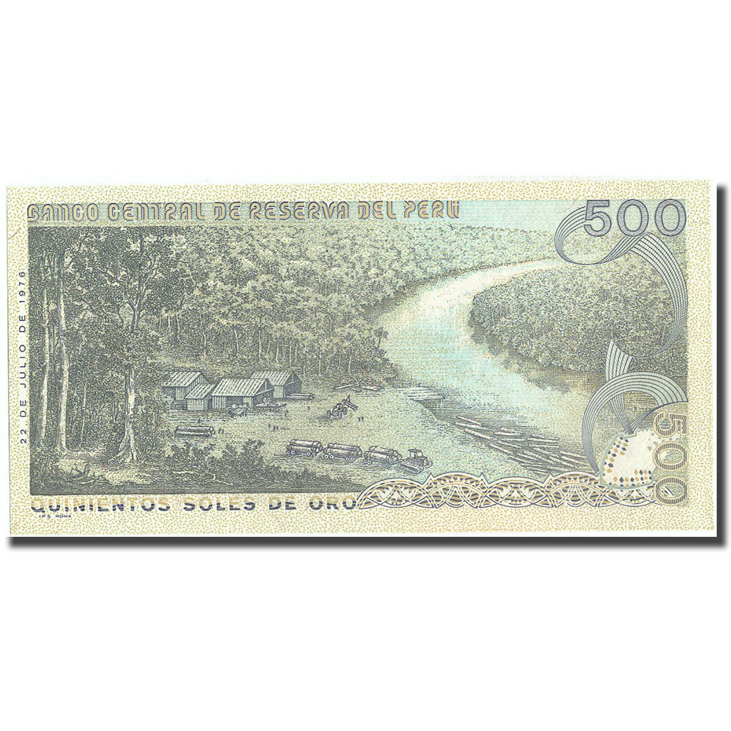 Banknote, Peru, 500 Soles De Oro, 1976, 1976-07-22, KM:115, UNC(65-70)