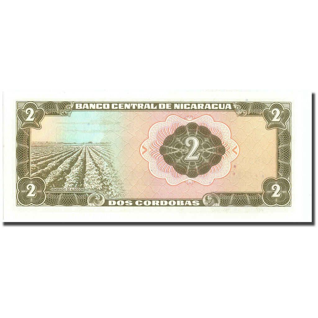 Geldschein, Nicaragua, 2 Cordobas, 1972, 1972-04-27, KM:121a, UNZ