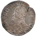 Belgium, 1/2 Ecu, 1597, Tournai, AU(50-53), Silver, 17.00