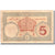 Nota, Somalilândia Francesa, 5 Francs, KM:6b, EF(40-45)