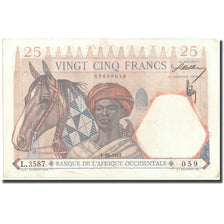 Geldschein, French West Africa, 25 Francs, 1942, 1942-10-01, KM:27, SS