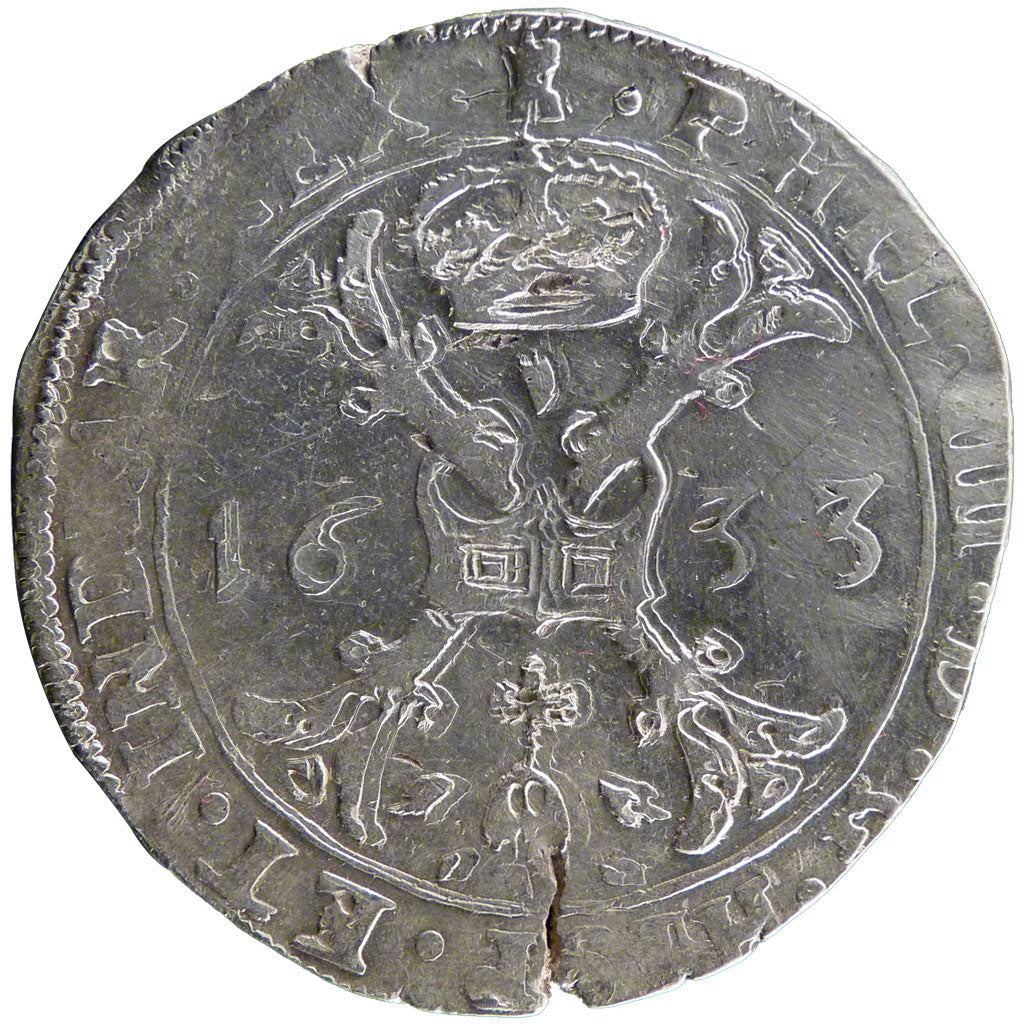 Belgium, Patagon, 1633, Tournai, EF(40-45), Silver, 28.10