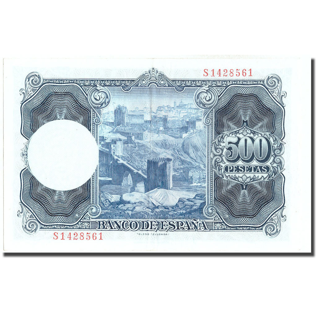 Geldschein, Spanien, 500 Pesetas, 1954, 1954-07-22, KM:148a, VZ