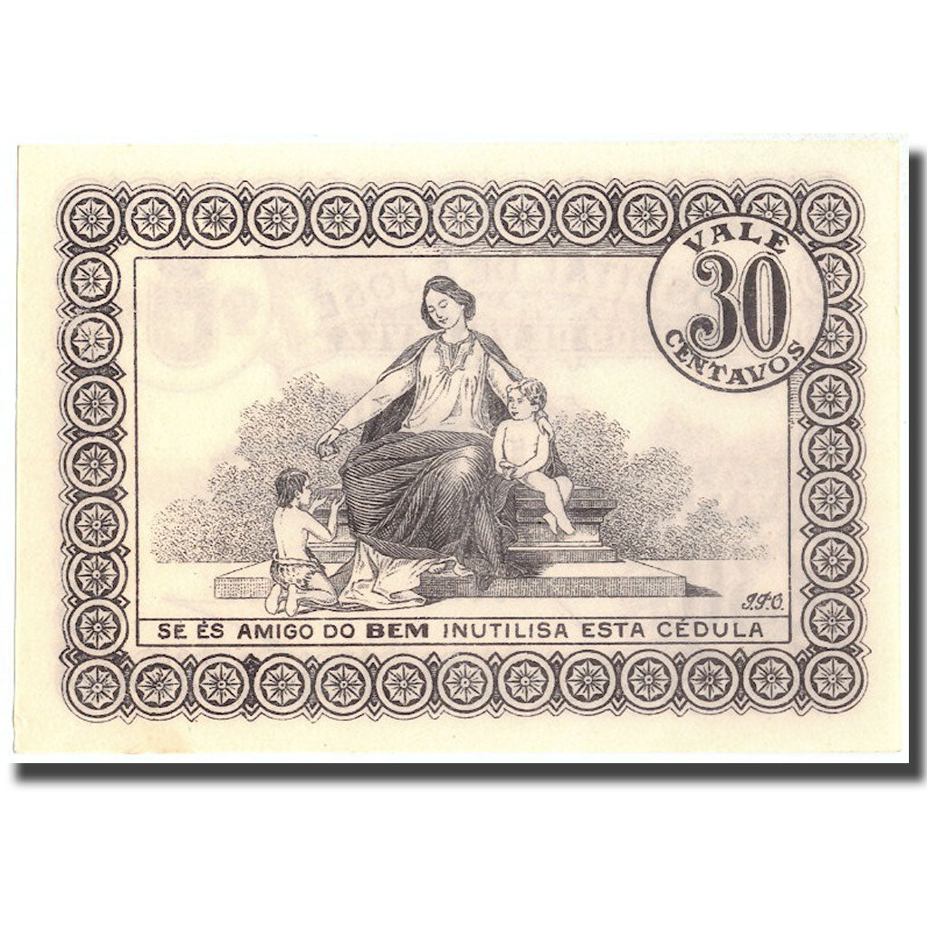 Banknote, Portugal, 30 Centavos, Hospital de S.JOSE, 1937, 1937, UNC(65-70)