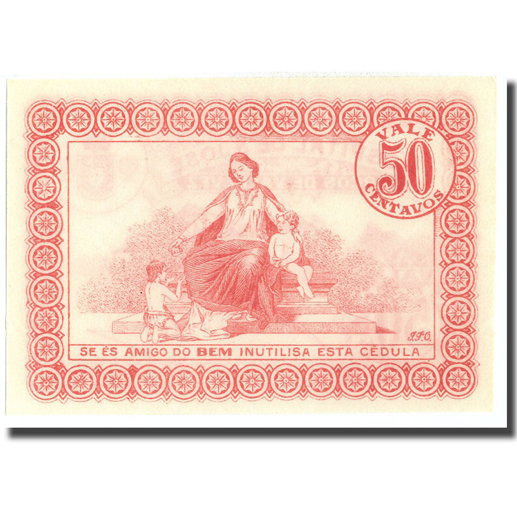 Banknote, Portugal, 50 Centavos, Hospital de S.JOSE, 1937, 1937, UNC(65-70)