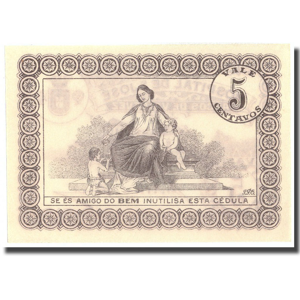 Geldschein, Portugal, 5 Centavos, Hospital de S.JOSE, 1937, 1937, UNZ