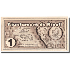 Billet, France, 1 Peseta, Ripoll, 1937, 1937, NEUF