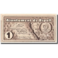 Billet, Espagne, 1 Peseta, Ripoll, 1937, 1937, NEUF