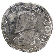 Belgium, 1/2 Ecu, 1592, Namur, VF(30-35), Silver, Delmonte #74, 17.00