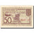 Banknot, Hiszpania, 50 Centimos, Mataro, 1937, 1937, EF(40-45)