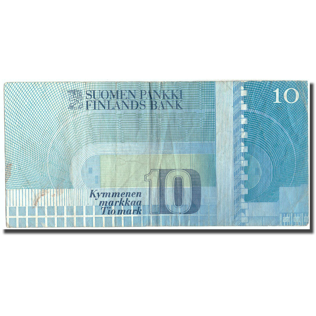 Banknote, Finland, 10 Markkaa, 1986, 1986, KM:113a, VF(20-25)