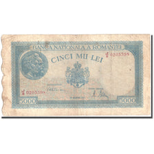 Banknote, Romania, 5000 Lei, 1945, 1945-12-20, KM:56a, VF(30-35)