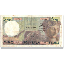 Billet, Algeria, 5 Nouveaux Francs, 1959, 1959-12-18, KM:118a, TB+