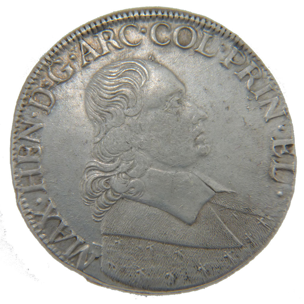LIEGE, Patagon, 1666, Liege, KM #80, EF(40-45), Silver, 27.70