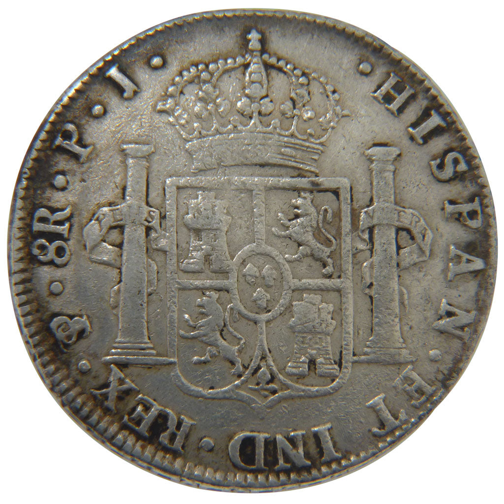 BOLIVIA, 8 Reales, 1806, Potosi, KM #73, EF(40-45), Silver, 26.80