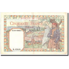 Banknote, Algeria, 50 Francs, 1942, 1942-08-14, KM:87, AU(55-58)