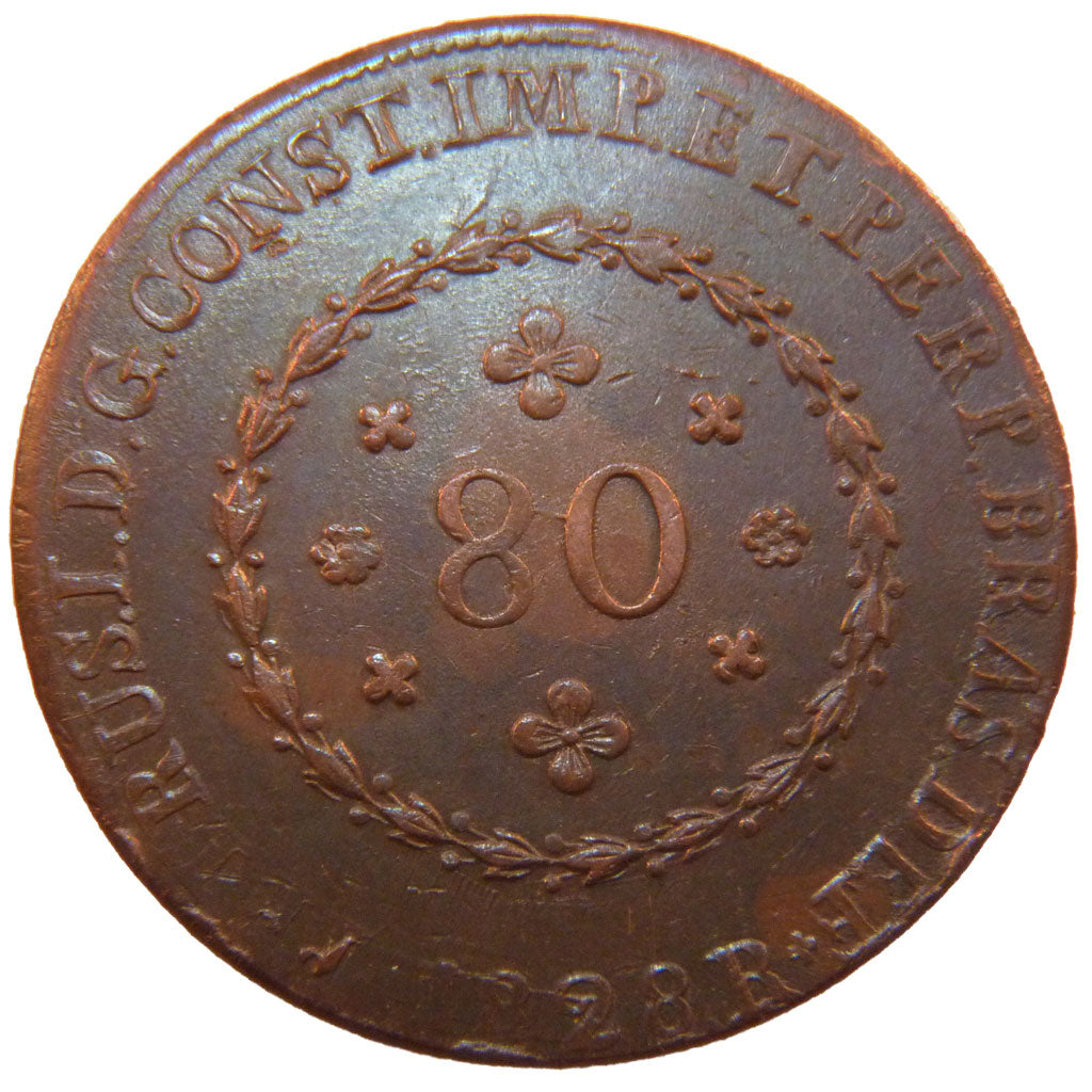 Pecho I, Brésil, 80 Reis