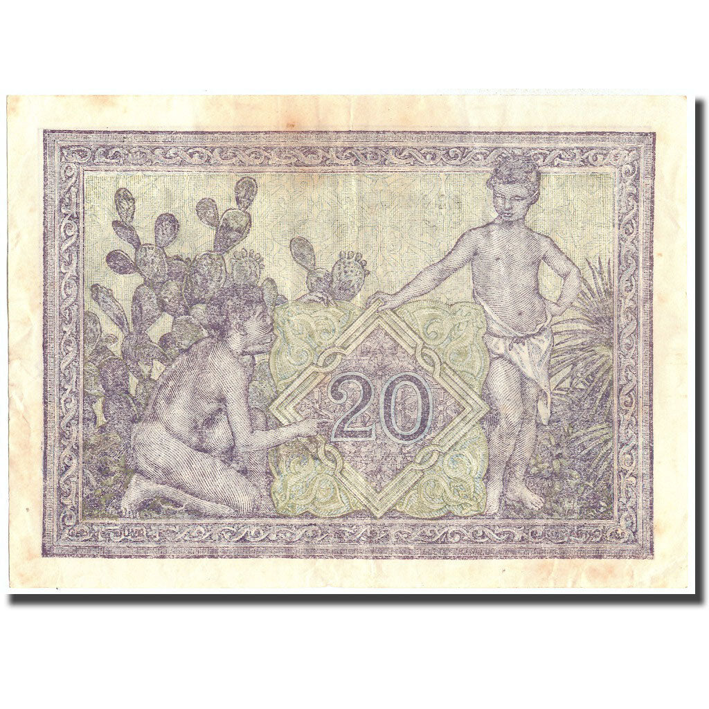 Geldschein, Algeria, 20 Francs, 1944, 1944-06-02, KM:92a, SS