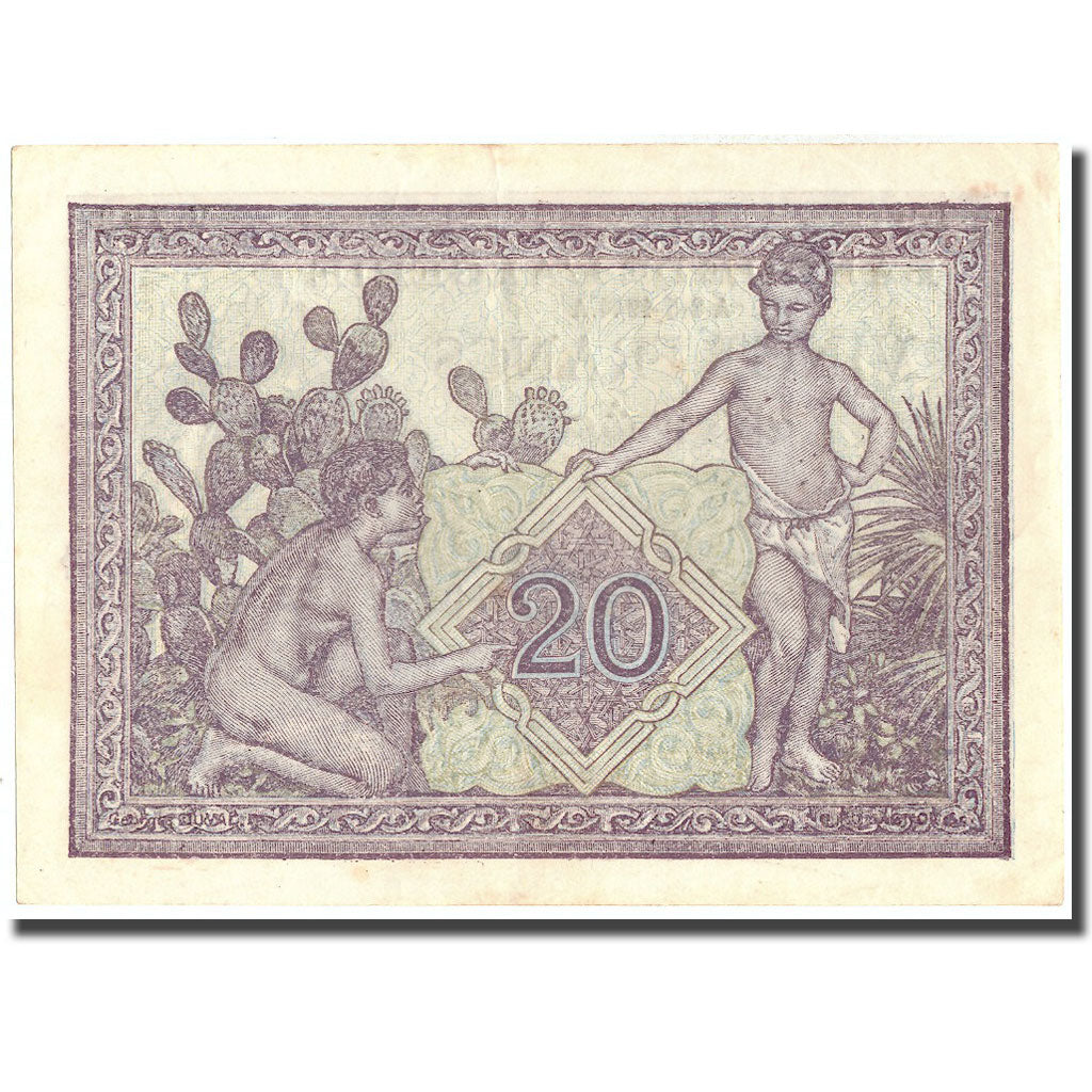 Banknote, Algeria, 20 Francs, 1944, 1944-05-08, KM:92a, EF(40-45)