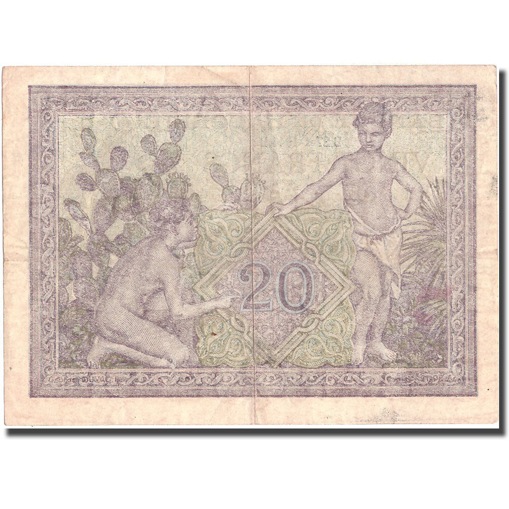 Banknote, Algeria, 20 Francs, 1944, 1944-01-27, KM:92a, EF(40-45)