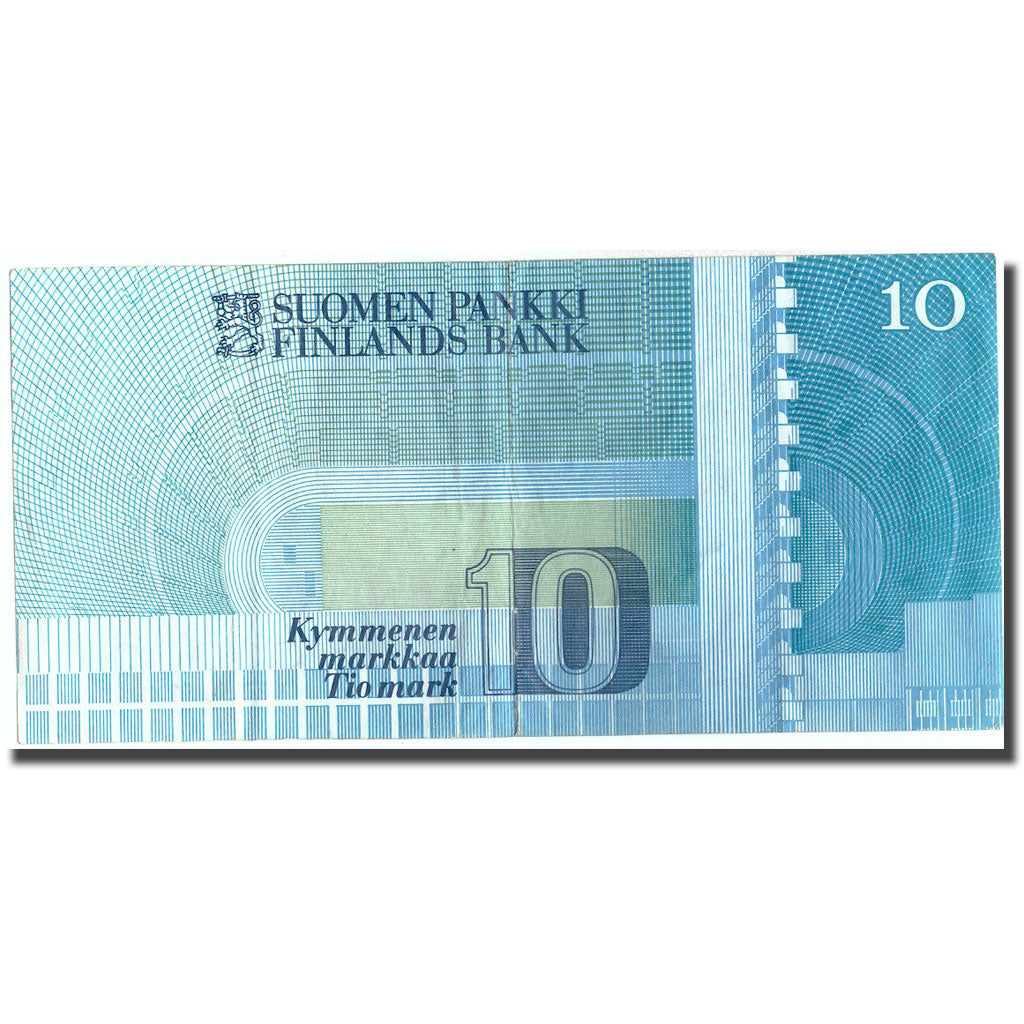 Banknote, Finland, 10 Markkaa, 1986, 1986, KM:113a, VF(30-35)