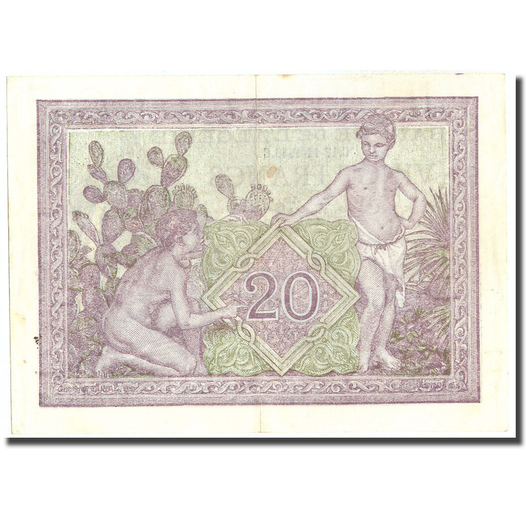 Geldschein, Algeria, 20 Francs, 1943, 1943-11-17, KM:92a, SS+