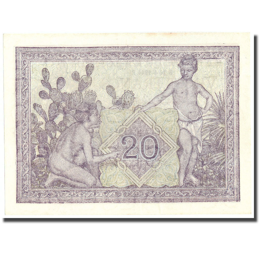 Banknote, Algeria, 20 Francs, 1944, 1944-04-24, KM:92a, UNC(60-62)