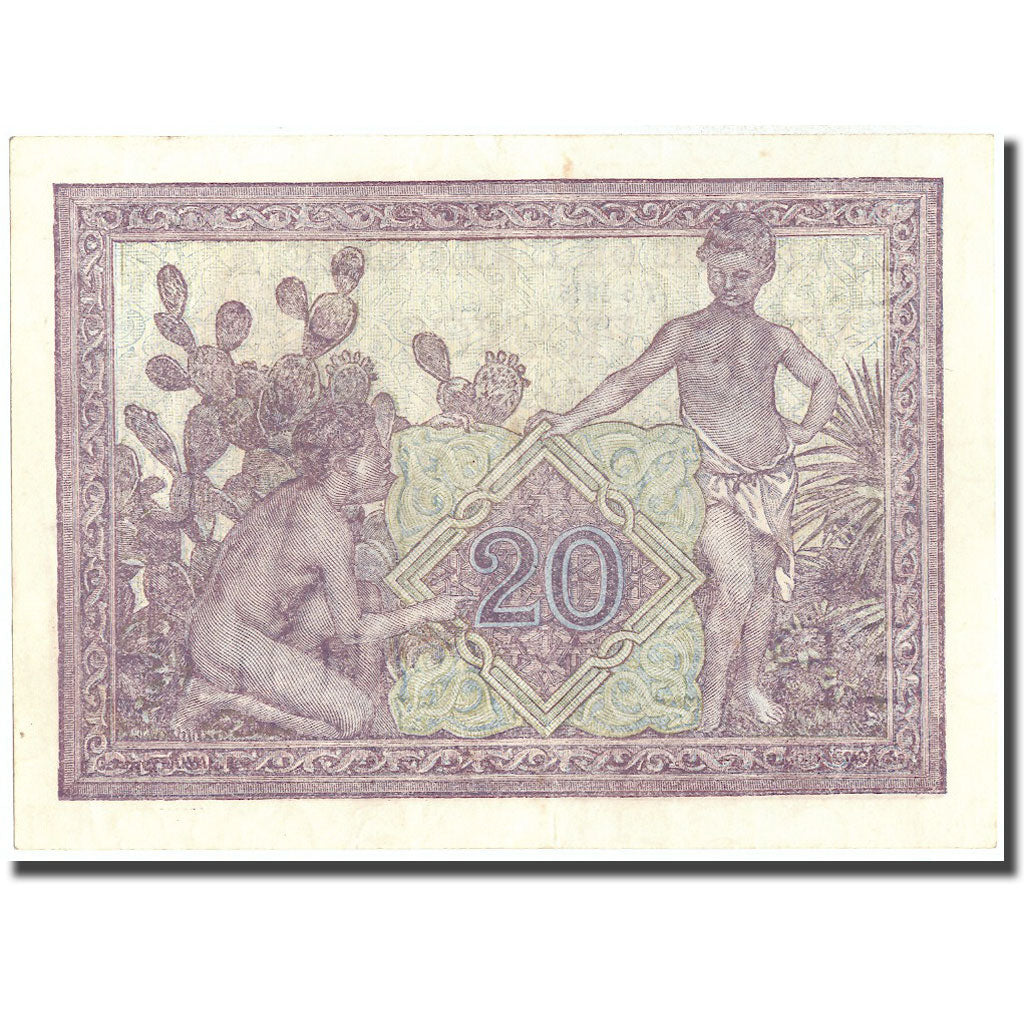 Geldschein, Algeria, 20 Francs, 1945, 1945-05-07, KM:92b, VZ