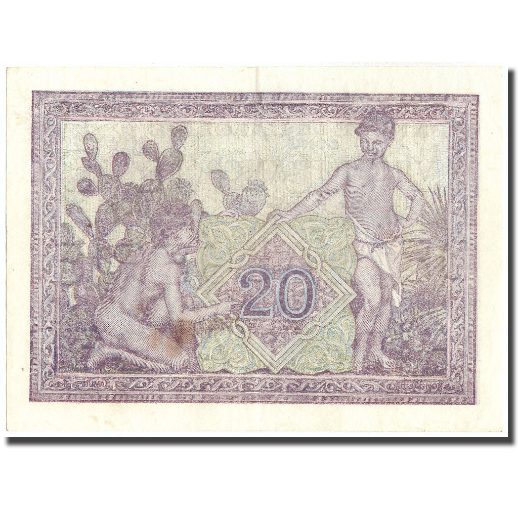 Banknote, Algeria, 20 Francs, 1945, 1945-02-02, KM:92b, EF(40-45)