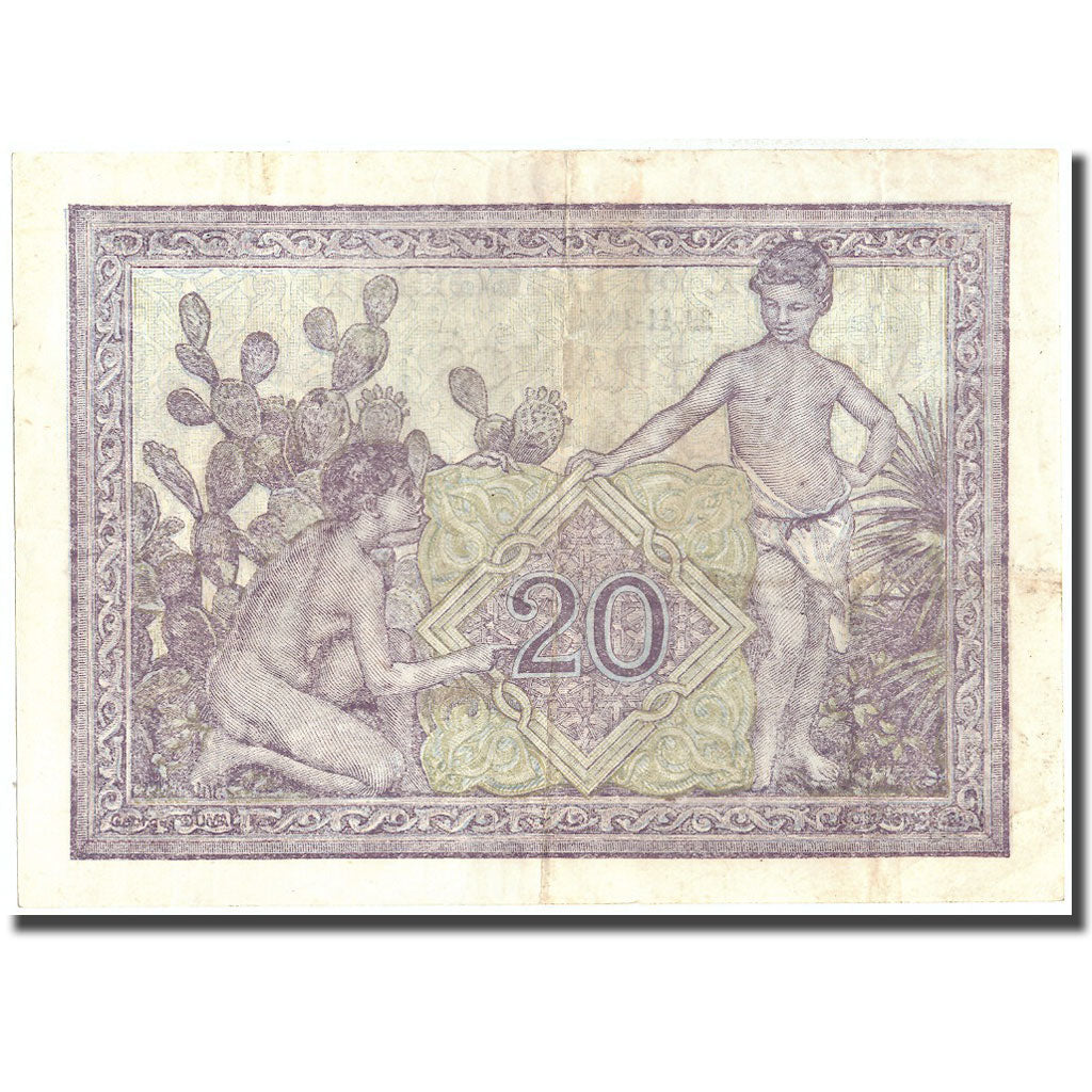 Banknote, Algeria, 20 Francs, 1944, 1944-11-29, KM:92b, EF(40-45)