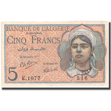 Banknote, Algeria, 5 Francs, 1944, 1944-10-02, KM:94a, UNC(60-62)