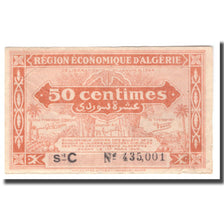 Banknote, Algeria, 50 Centimes, 1944, 1944-01-31, KM:97a, AU(50-53)