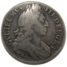 Great Britain, Crown, 1696, KM #486, VF(20-25), Silver, 29.40