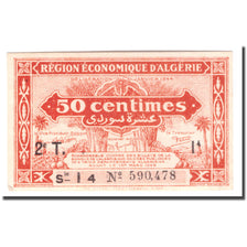 Banknote, Algeria, 50 Centimes, 1944, 1944-01-31, KM:100, AU(50-53)
