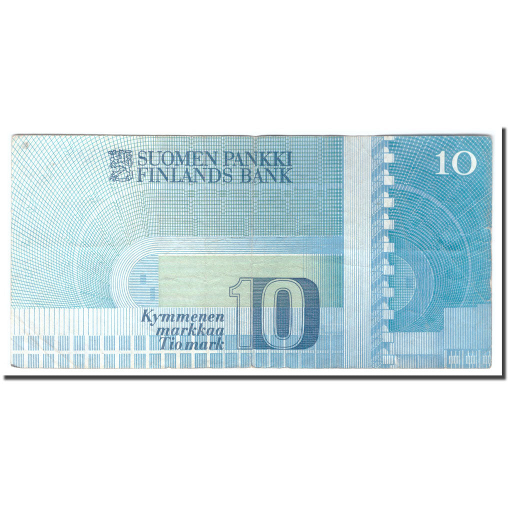 Banknote, Finland, 10 Markkaa, 1986, 1986, KM:113a, VG(8-10)