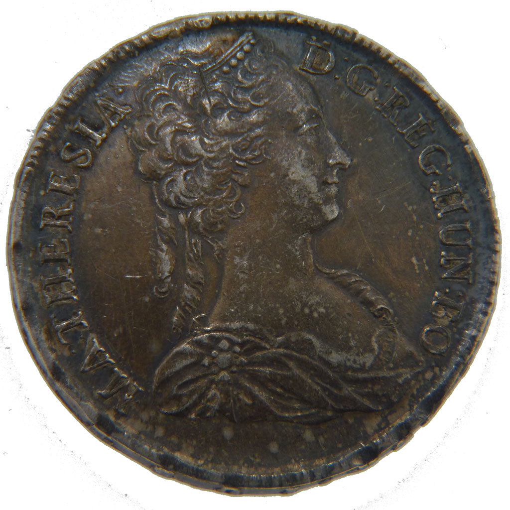 Hungary, Thaler, 1742, KM #328.3, EF(40-45), Silver, 28.70