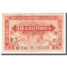 Banknote, Algeria, 50 Centimes, 1944, 1944-01-31, KM:100, VF(20-25)