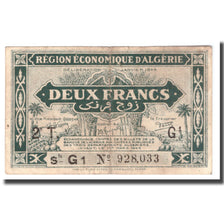 Banknote, Algeria, 2 Francs, 1944, 1944-01-31, KM:102, F(12-15)