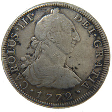 Moneda, México, Charles III, 8 Reales, 1772, Mexico City, BC+, Plata, KM:106.1