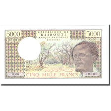 Nota, Djibuti, 5000 Francs, Undated (1979), Espécime, KM:38a, UNC(65-70)