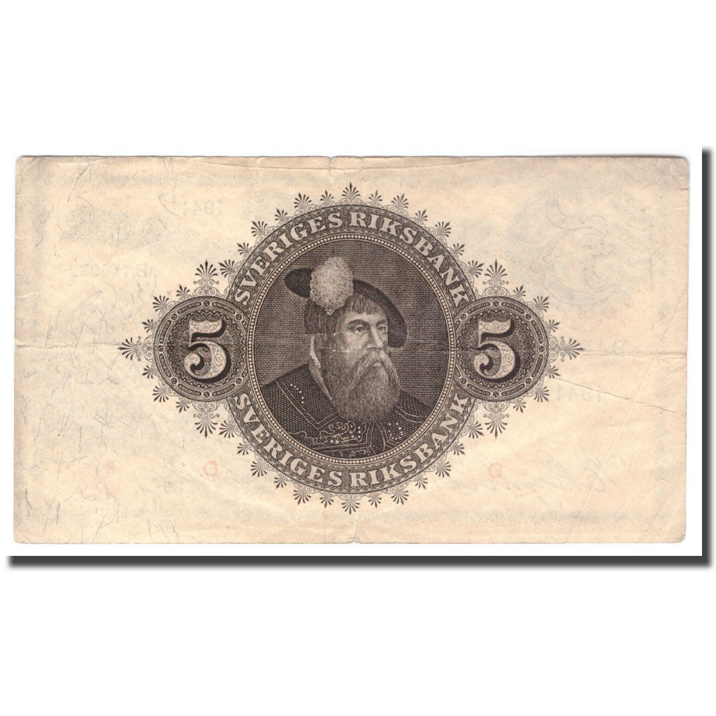 Banknote, Sweden, 5 Kronor, 1941, 1941, KM:33x, F(12-15)