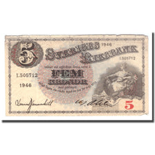 Banknote, Sweden, 5 Kronor, 1946, 1946, KM:33ac, F(12-15)