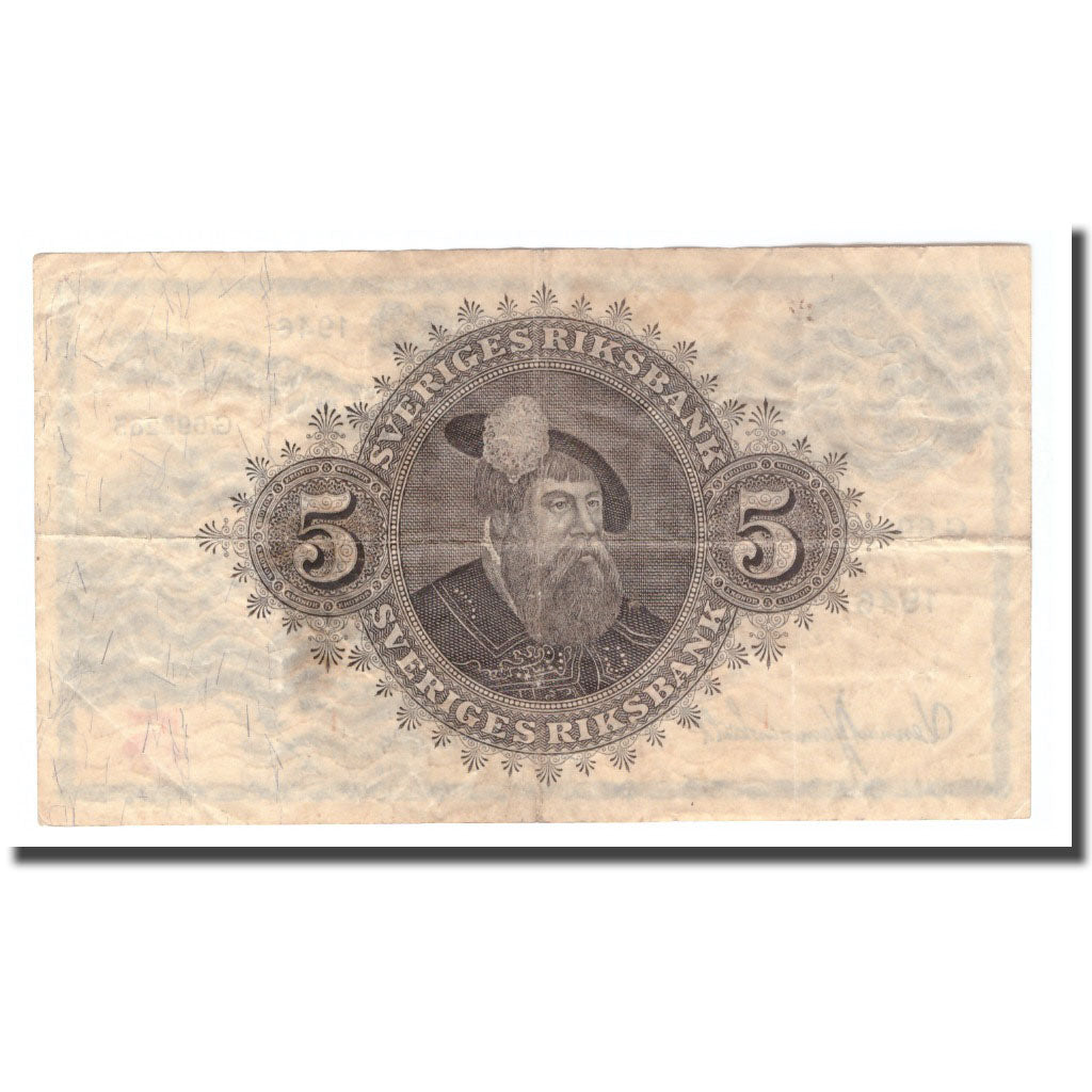 Banknote, Sweden, 5 Kronor, 1946, 1946, KM:33ac, F(12-15)