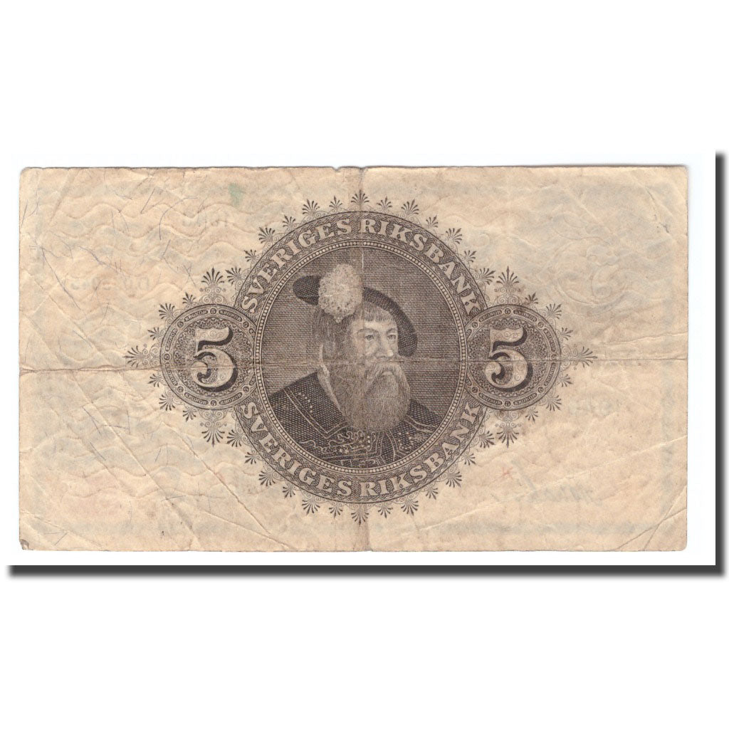 Banknote, Sweden, 5 Kronor, 1946, 1946, KM:33ac, VG(8-10)