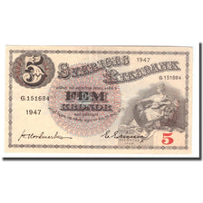 Banknote, Sweden, 5 Kronor, 1947, 1947, KM:33ad, EF(40-45)