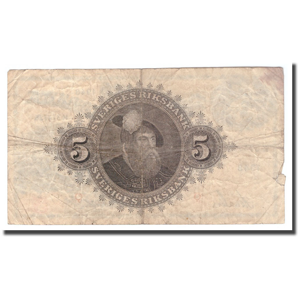Banknote, Sweden, 5 Kronor, 1948, 1948, KM:33ae, VG(8-10)