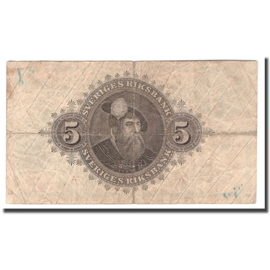 Banknote, Sweden, 5 Kronor, 1948, 1948, KM:33ae, VG(8-10)