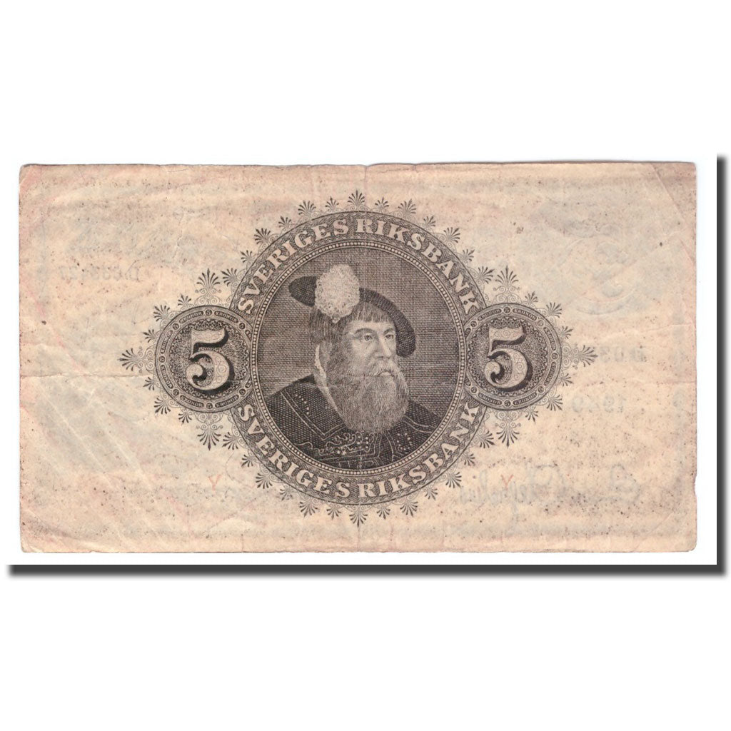 Banknote, Sweden, 5 Kronor, 1949, 1949, KM:33af, VG(8-10)