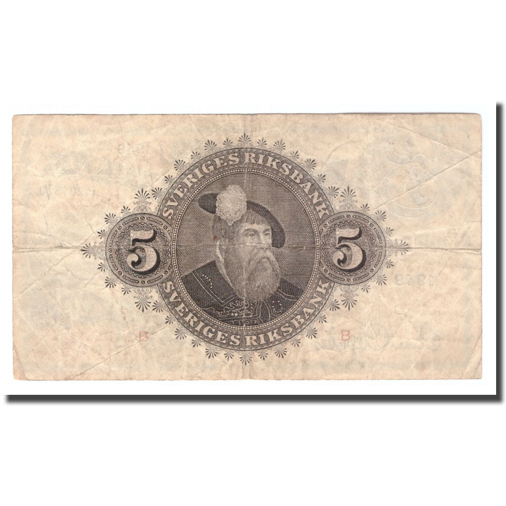 Banknote, Sweden, 5 Kronor, 1949, 1949, KM:33af, VG(8-10)