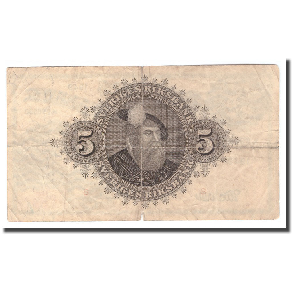 Banknote, Sweden, 5 Kronor, 1949, 1949, KM:33af, VG(8-10)